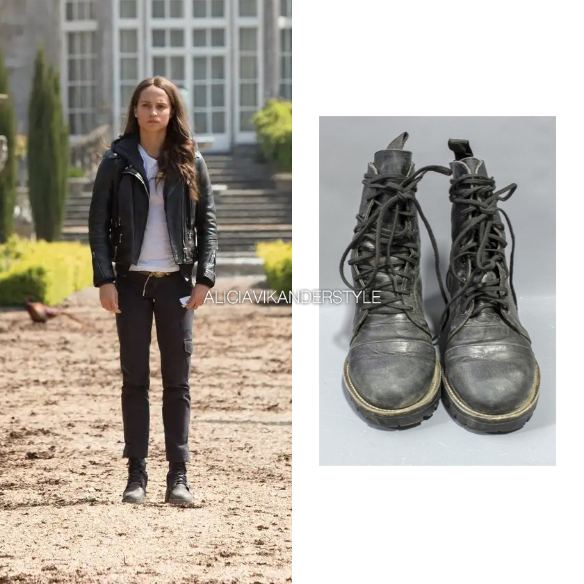 Tomb Raider | 2018
Custom Made Jitterbug Boy Boots
Thanks to @robantden on Instagram
These are the boots that Lara wears throughout most of the film.
Click HERE to bid on costumes and props from Tomb Raider