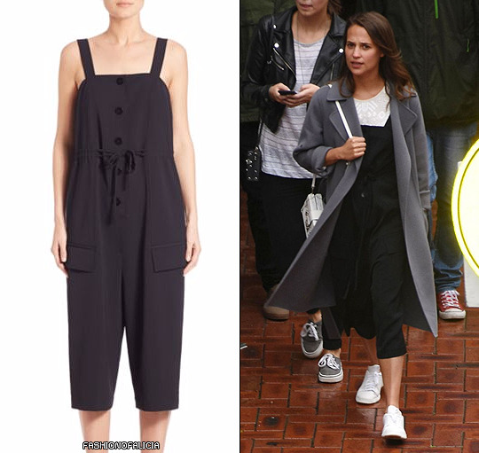 June 4th, 2016 | Spotted leaving a Bowling Alley in Sydney, Australia
Tibi Drape Twill Relaxed Jumpsuit - $332.50 - Sale Price Listed
Tibi Drape Twill Jumpsuit - $285 - Sale Price Listed
I was almost convinced that this may have been a dress from a...