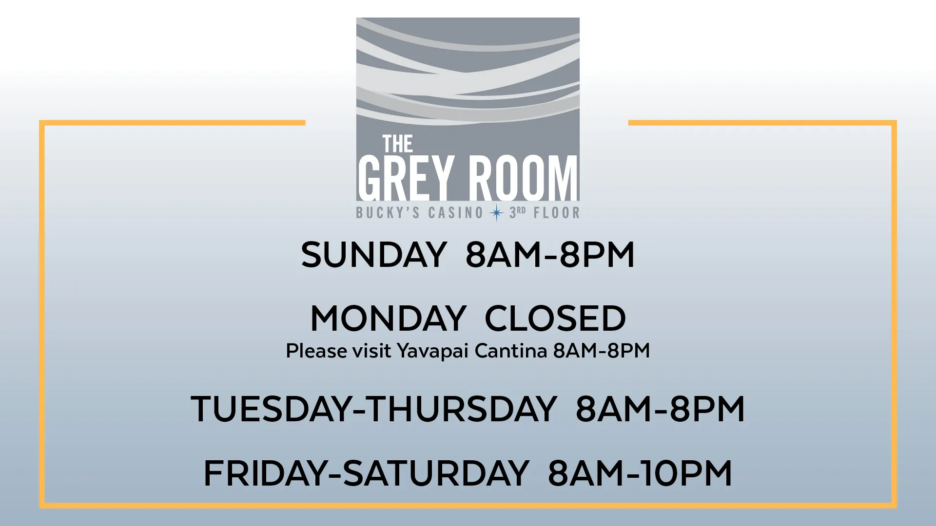 The Grey Room Hours