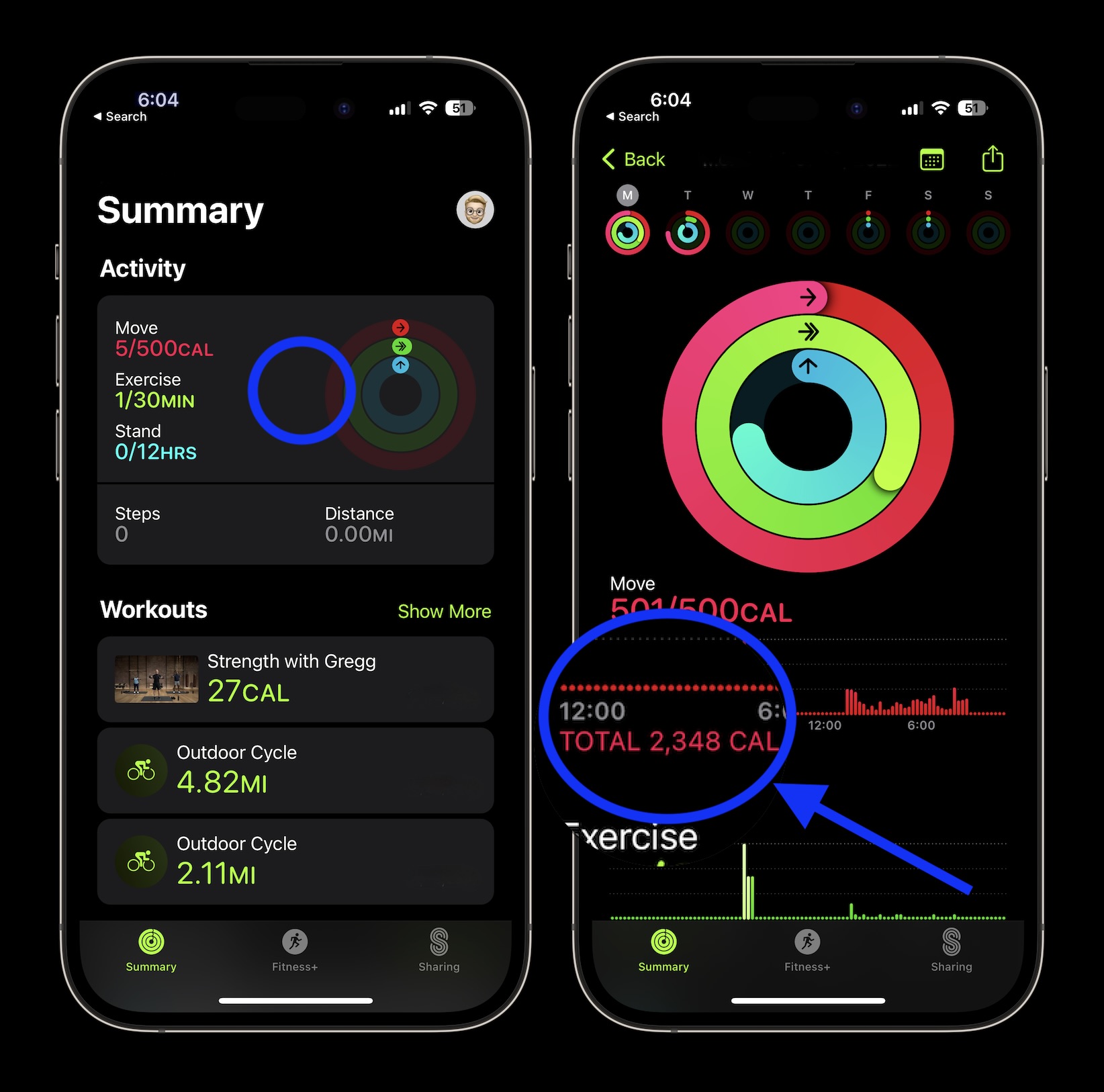 Apple Watch calories burned 1