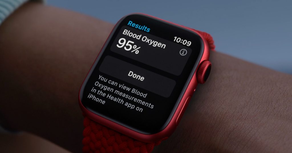 apple watch blood oxygen study