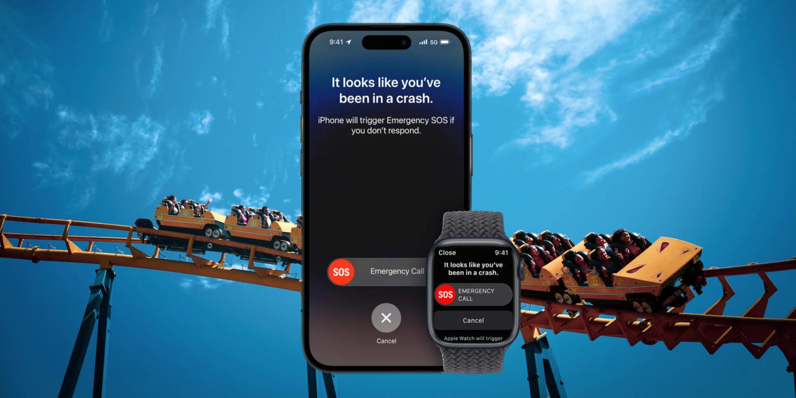 roller coaster iPhone crash detection fix