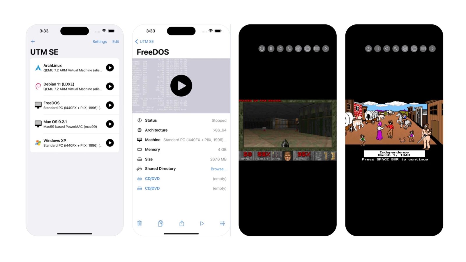 PC emulator for iphone and ipad