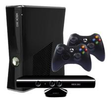 Console 360 Slim 4gb 2 Controles + Kinect Standard Preto