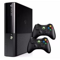 Console 360 Super Slim 250gb 2 Controles Standard Cor Preto