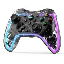 Controle Gamer Bluetooth com LED e Pedais Traseiros - Compatível com Smart TV, PC, Notebook, PS4 e Xbox