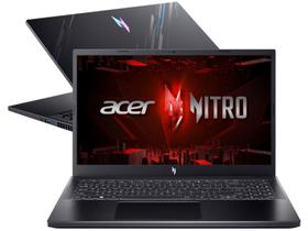 Notebook Gamer Acer Nitro V15 Intel Core i5 512GB SSD 8GB RAM 15,6" Full HD 144Hz IPS NVIDIA GeForce RTX 3050 6GB Windows 11 ANV15-51-58AZ