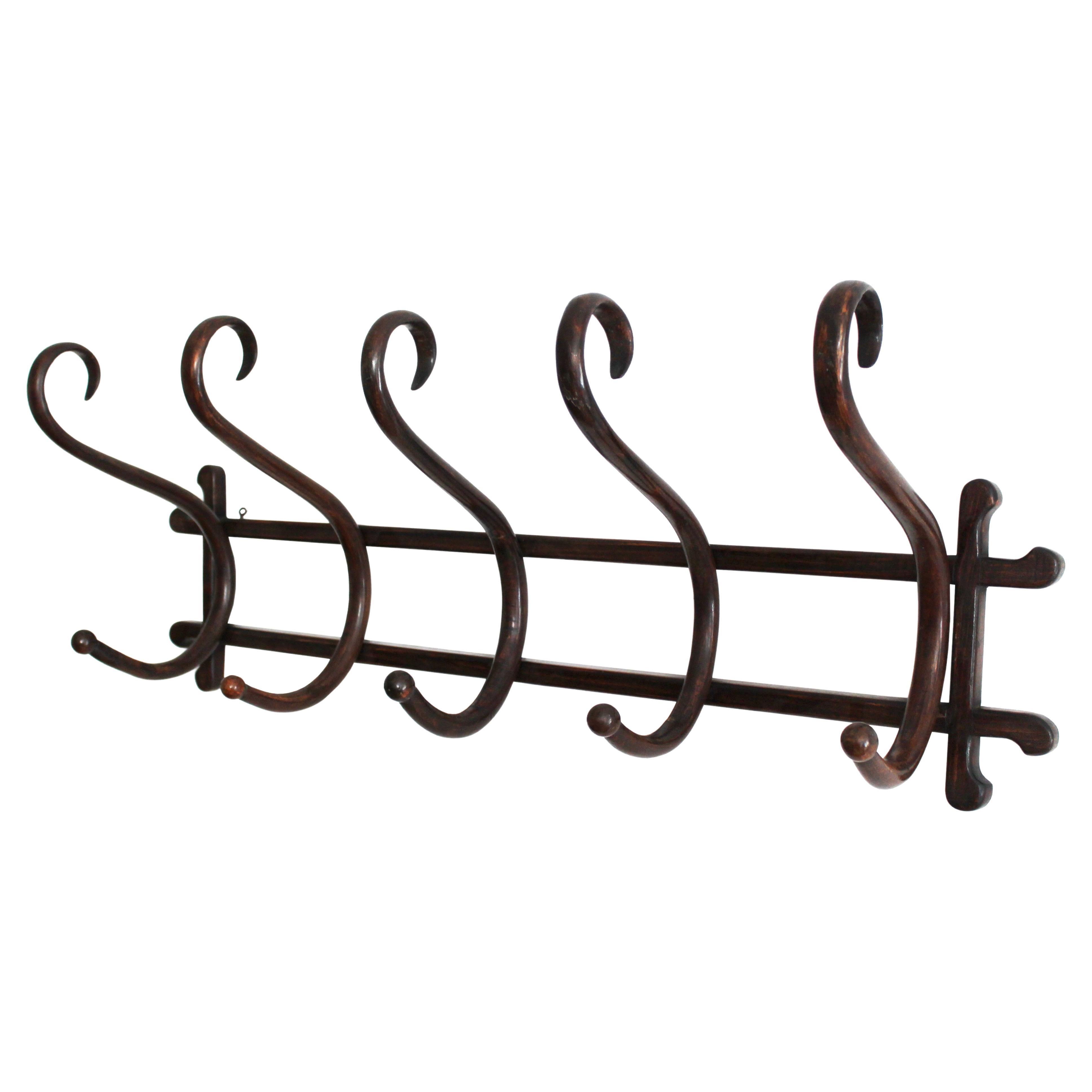 1910's Art Nouveau Coat Rack Model No.1 by Thonet