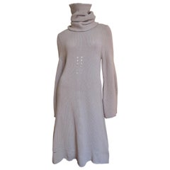 Ann Demeulemeester New Oversize Sweater and Neck Tube 