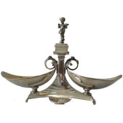 Gorham Sterling Silver Figural Centerpiece, 1872