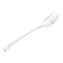 Georgian English Sterling Silver Salad Serving Fork