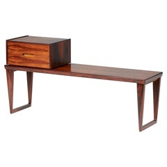 Kai Kristiansen Rosewood Bench and Drawers Set, circa 1960