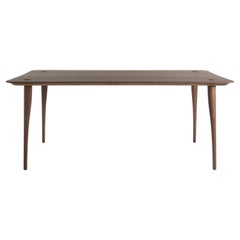 Revised Lewes - solid walnut dining table - rectangle 180x95cm