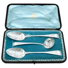 Antique Sterling Silver Fruit Serving Set