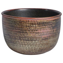 Stig Lindberg, Bowl, Stoneware, Sweden, 1950s