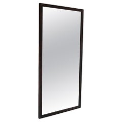 Scandinavian mirror with wooden frame