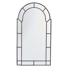 Swedish Designer, Wall Mirror, Metal, Sweden, 1940s