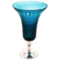 Teal Gorham Vase