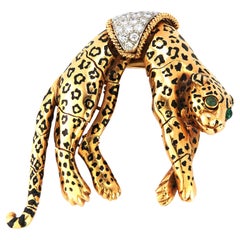 David Webb Panther Brooch