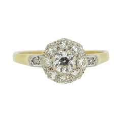 Vintage Diamond Daisy Cluster Ring