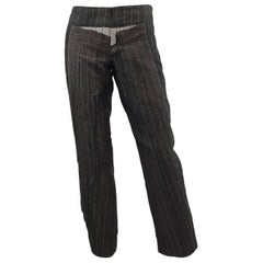 Jean Paul Gaultier Pinstriped Pants on Pants