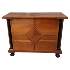 Art Deco Birne Holz Österreichisch Case Pieces Lagerung Schränke Sideboard Credenza 1930