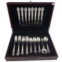 King Edward by Gorham Sterling Silver Flatware Service 8 Place Size Set 40 Pcs