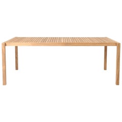 AH901 Outdoor Dining Table in Untreated Teak *Quickship*