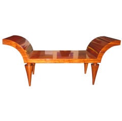 Diminutive Deco Style Bench