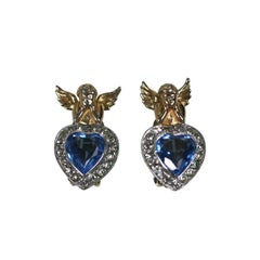 Jomaz Cherub Earclips, Verdura style.