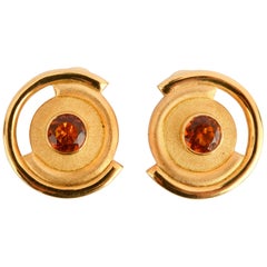 Bruno Guidi Gold Citrine Earrings