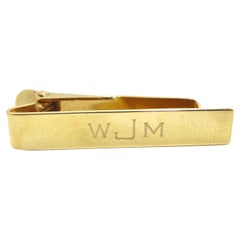 Cartier 14k Gold Tie Clip