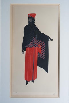 Zsa Zsa, Erté, Litografía original (Firmada)