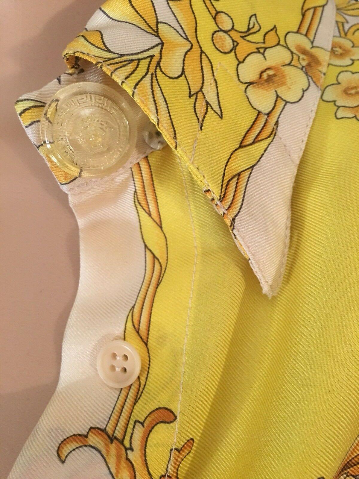 vintage versace shirt silk