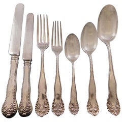 Lancaster Rose by Gorham Sterling Silver Flatware Set 12 Service 102 Pcs Dinner