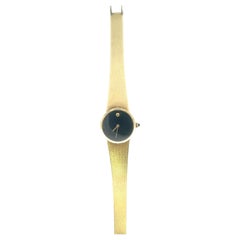 Movado Museum 14 Karat Yellow Gold Watch Swiss Quartz 