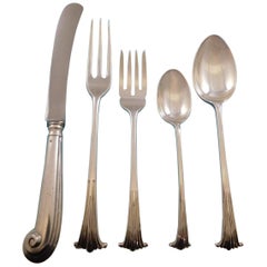 Onslow by Marshall Fields, Besteckset aus Sterlingsilber, zehnteilig, 55 Teile, Abendessen