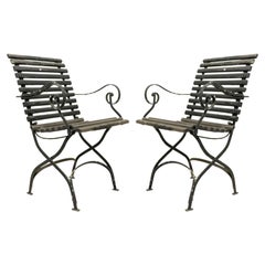 Outdoor Iron Folding Chairs