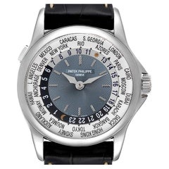 Patek Philippe World Time Complications Platinum Mens Watch 5110