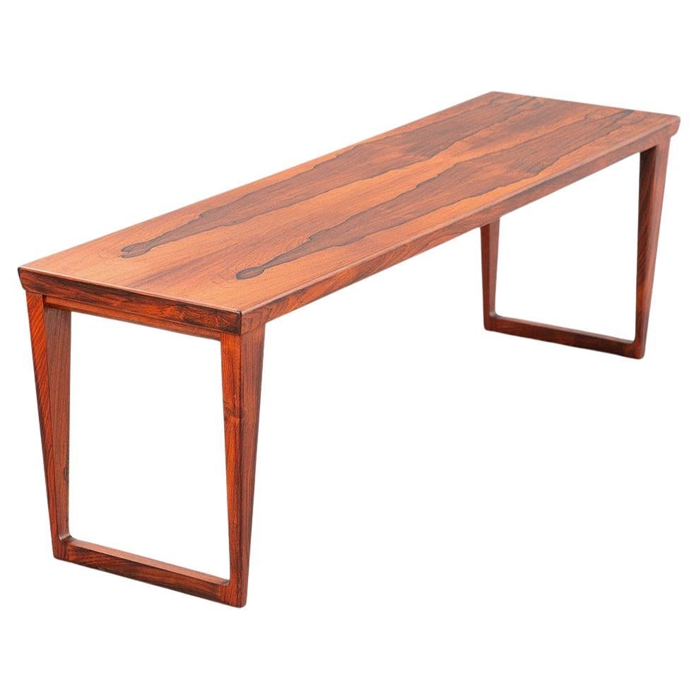 Rosewood bench by Kai Kristiansen, design 1960's