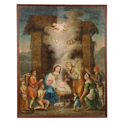 Painting Nativity 18th-19th century