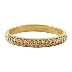 Veretta Diamonds 18 Karat Yellow Gold Ring