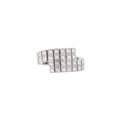 18 Karat White Gold Diamond Cocktail Ring