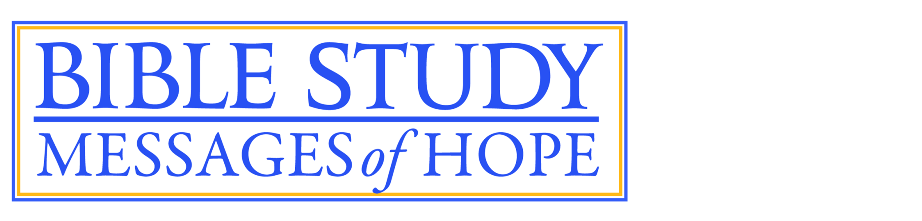 Bible Study: Messages of Hope logo