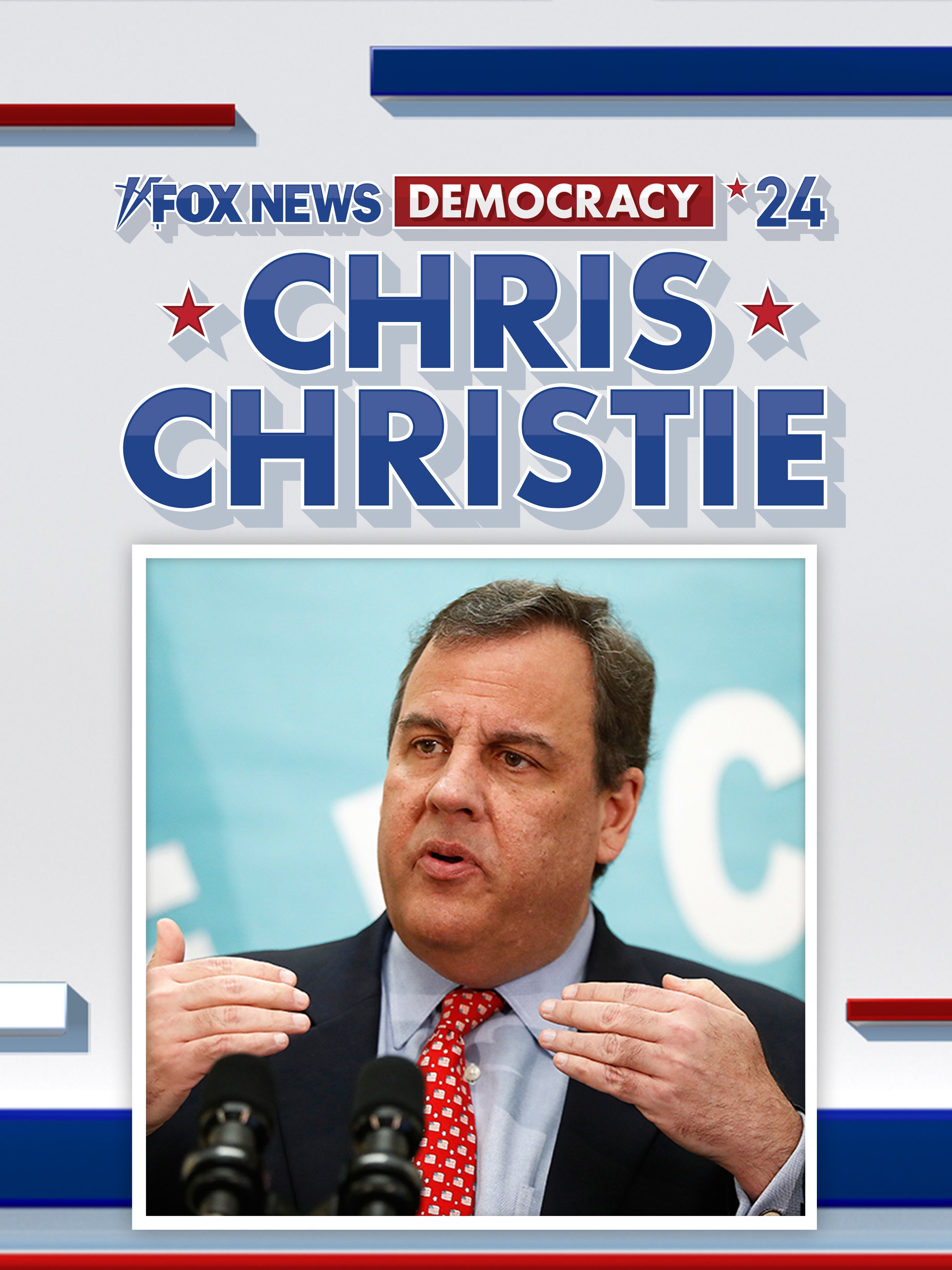 Chris Christie: Democracy 2024 dcg-mark-poster