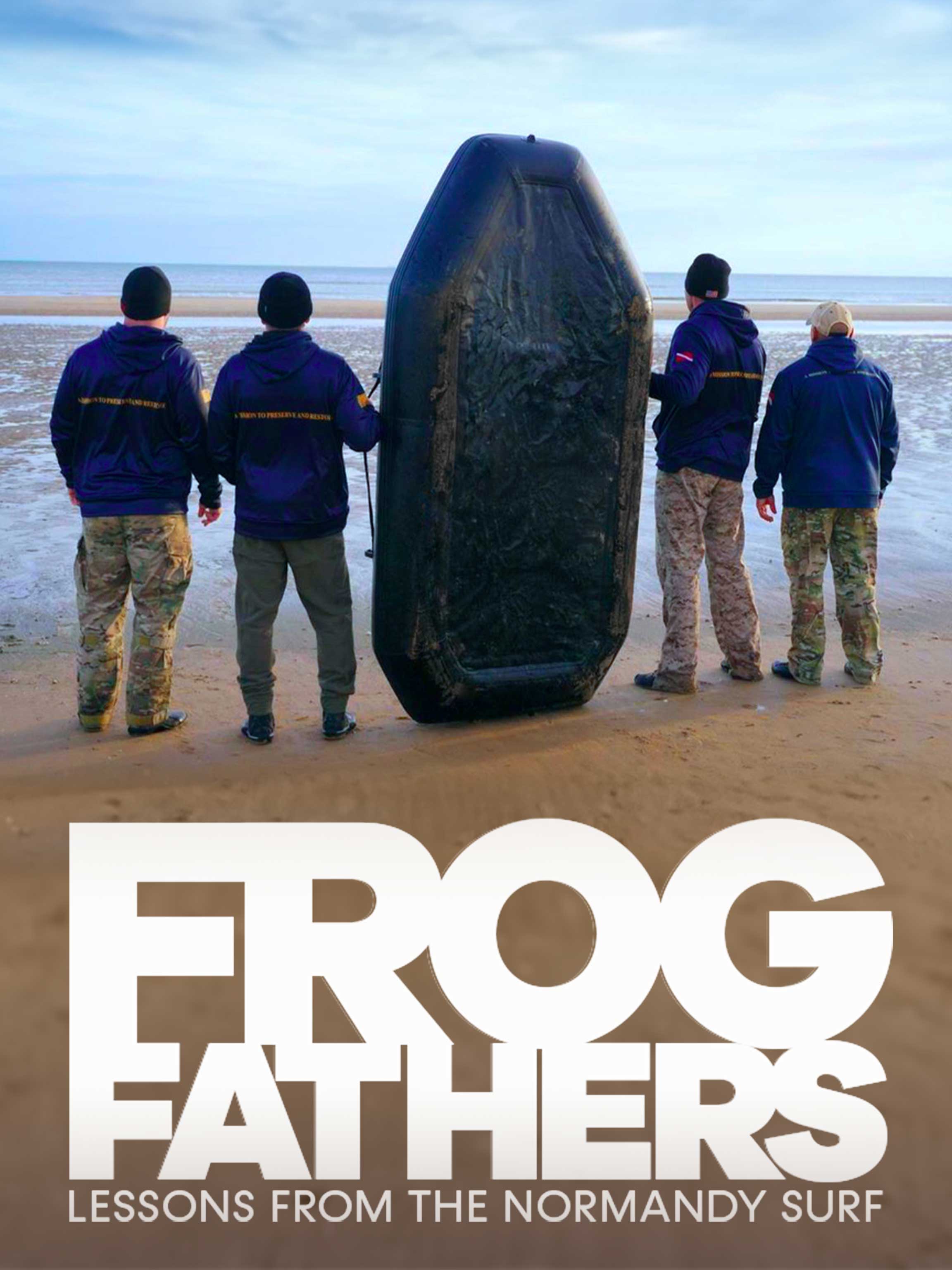 Frog Fathers: Lessons from the Normandy Surf dcg-mark-poster