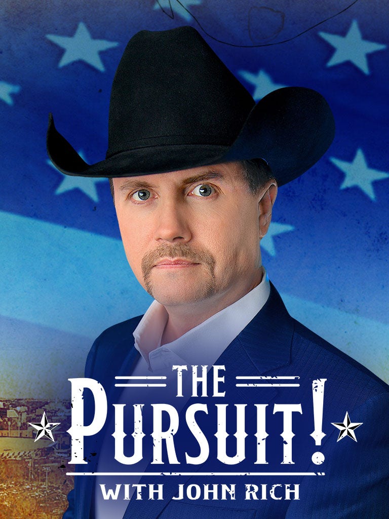 The Pursuit! with John Rich dcg-mark-poster