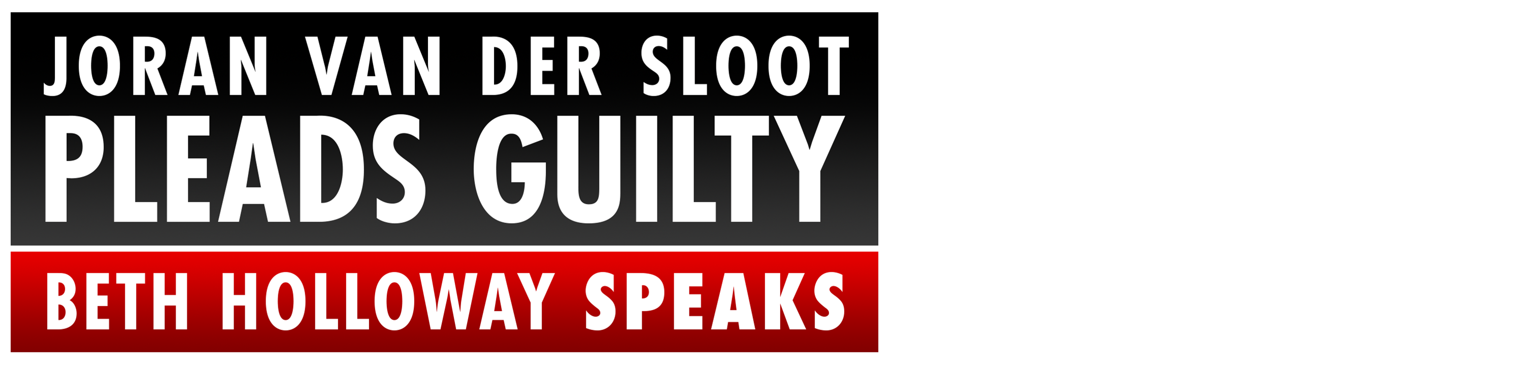 Van der Sloot Pleads Guilty: Beth Holloway Speaks logo