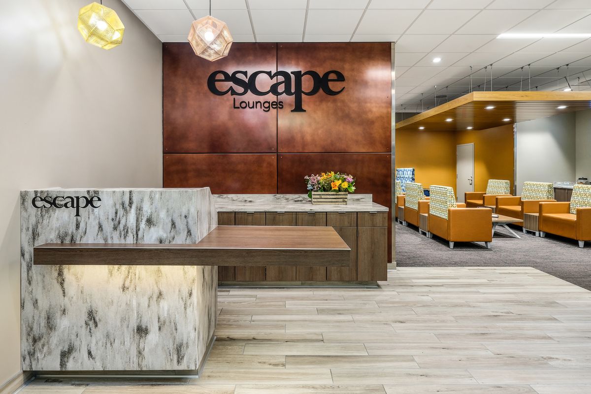 Sacramento International Airport Terminal A Escape Lounges access