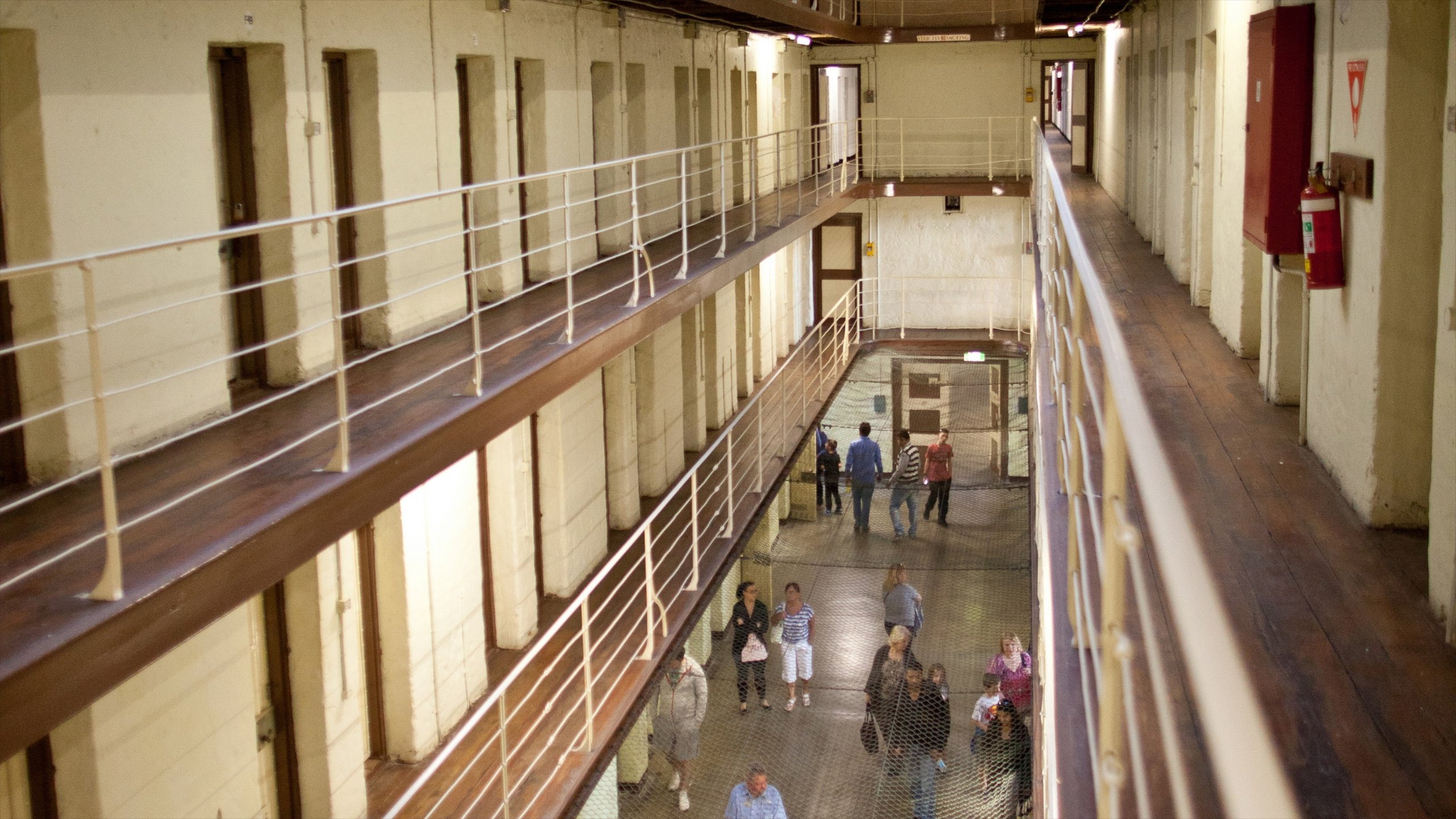 Fremantle Prison showing interior views